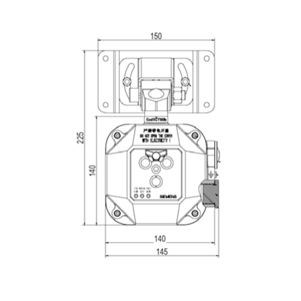 点型红外火焰探测器