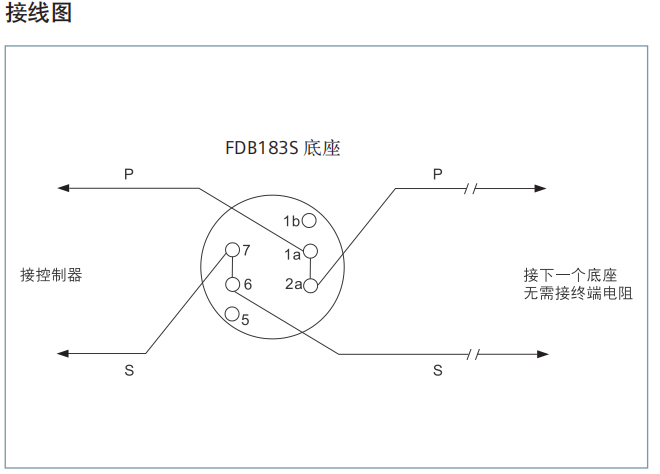 FDB183S 探测器底座
